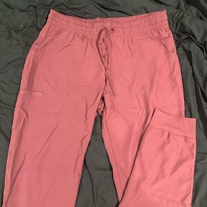 Burgundy/mauve scrub pants!